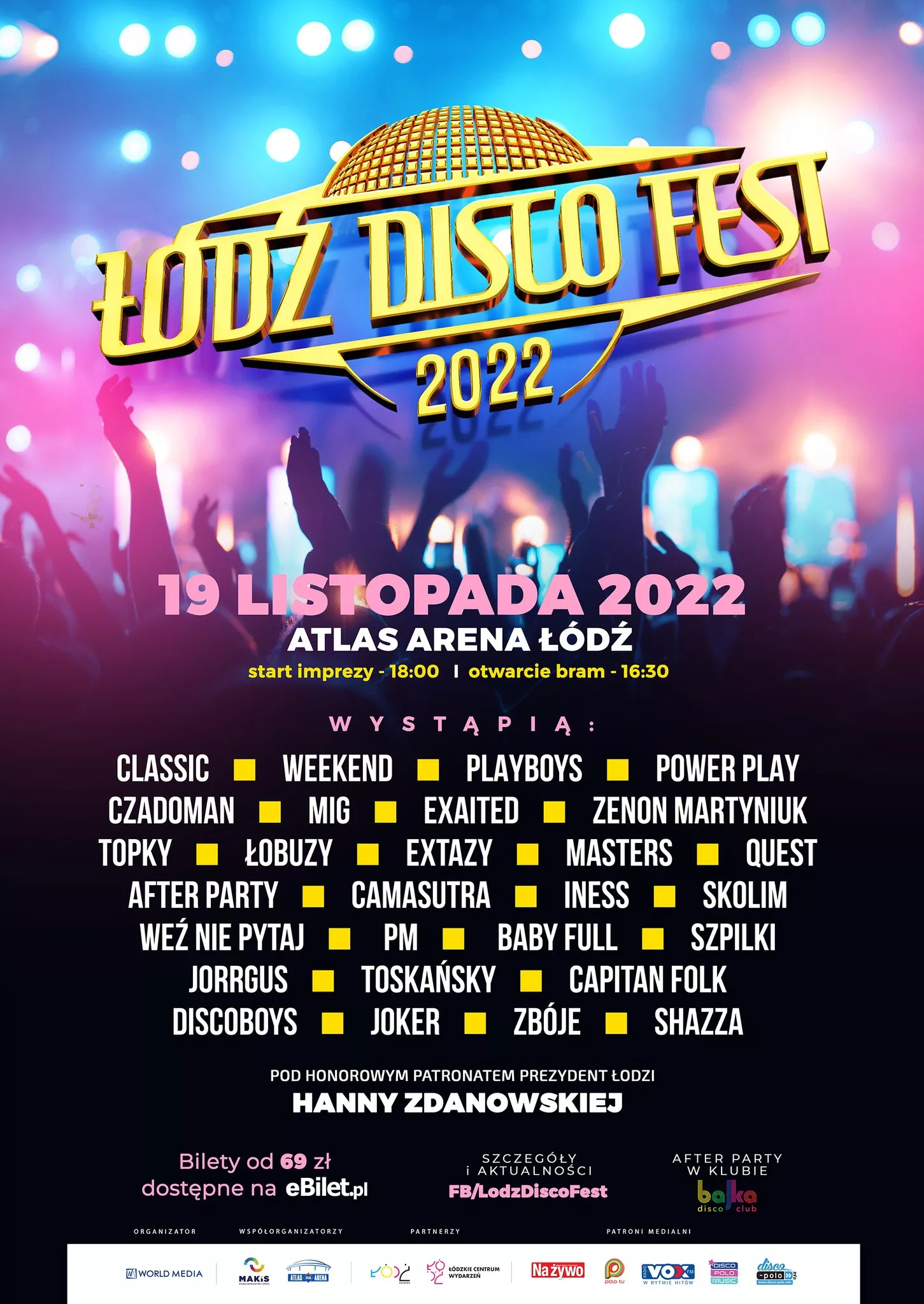 Łódź Disco Fest 2022! Najwięksi artyści disco polo w Atlas Arenie! Kto wystąpi w Łodzi?